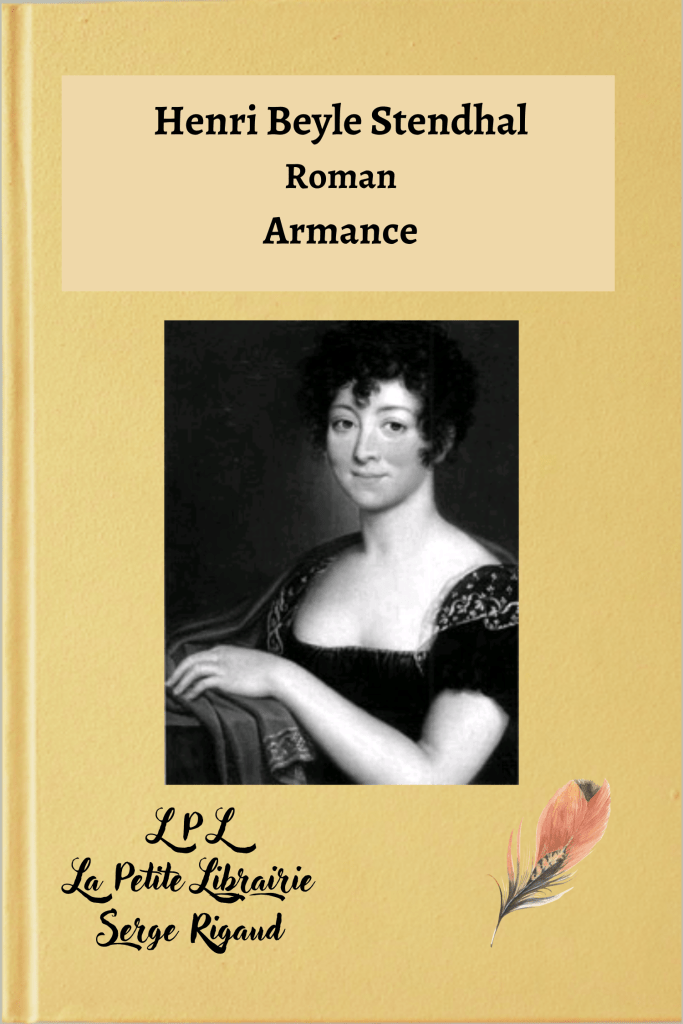 Armance, roman, Henri Beyle Stendhal, lpllapetitelibrairie.fr