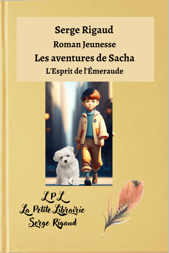 Les aventures de Sacha, L'Esprit de l'Émeraude, Roman jeunesse, Serge Rigaud, lpllapetitelibrairie.fr
