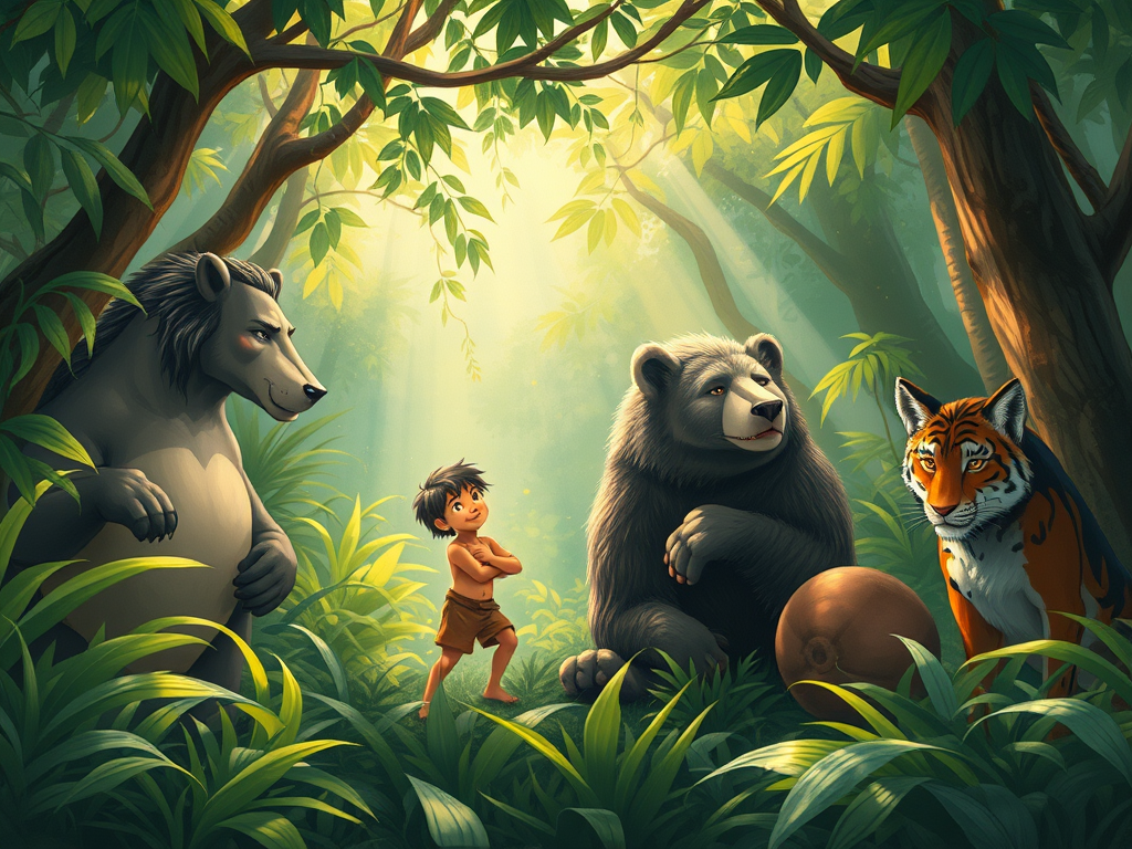 Le Livre de la jungle, Roman de Rudyard&nbsp;Kipling